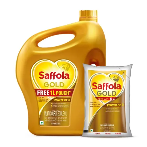 SAFFOLA GOLD OIL 5L+1L FREE